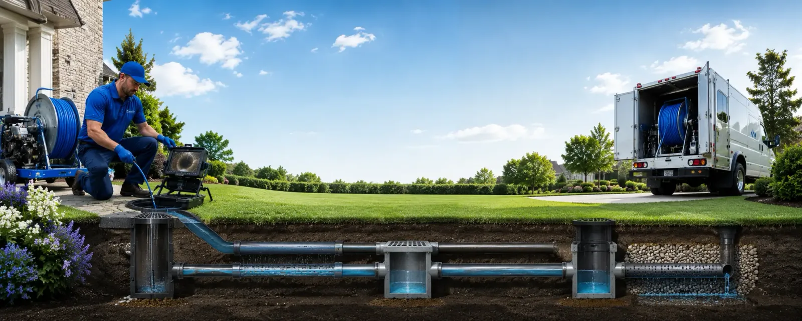 Outdoor drain cleaning information for Pleasant Prairie, WI