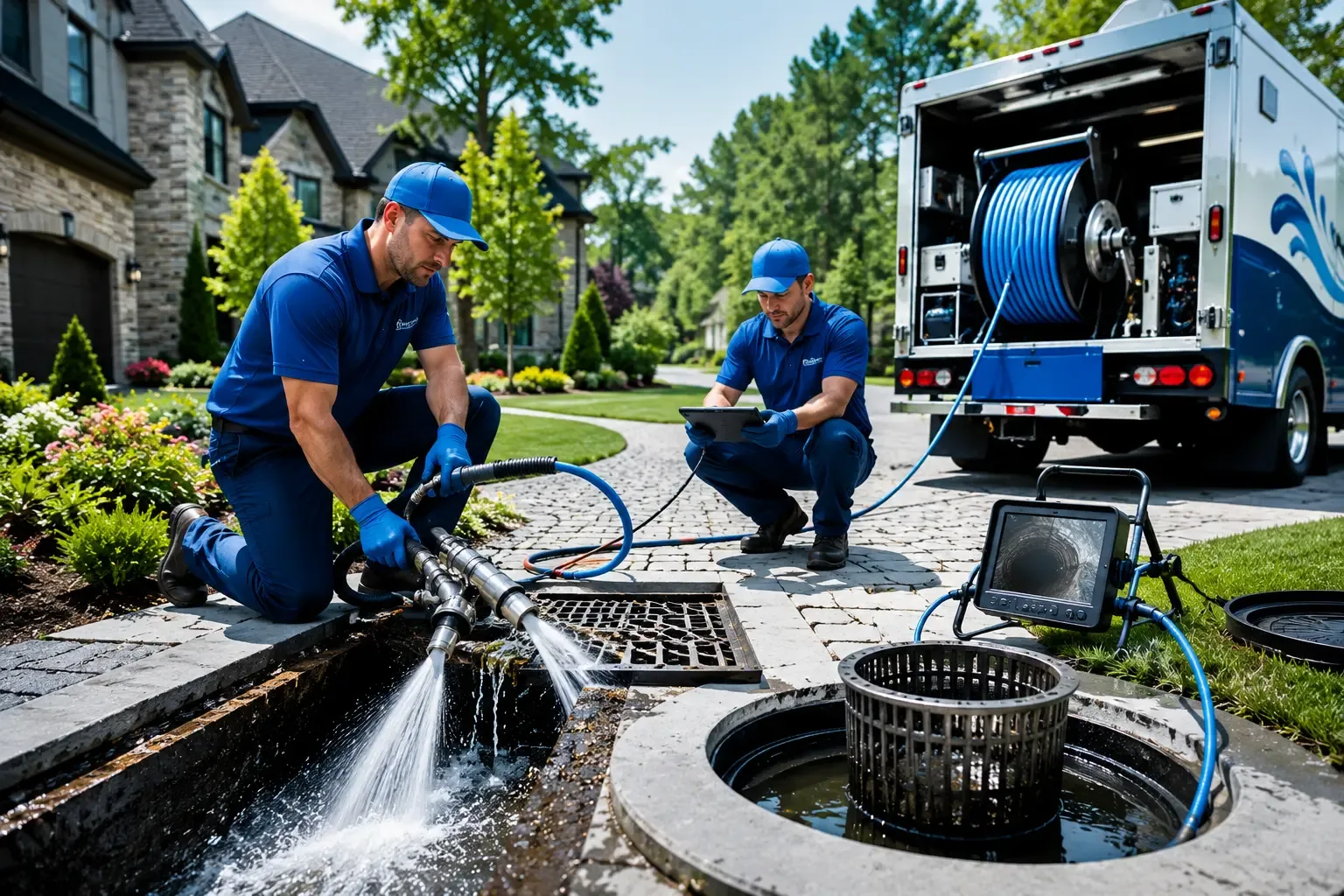 Local outdoor drain cleaning professionals in Pleasant Prairie, WI